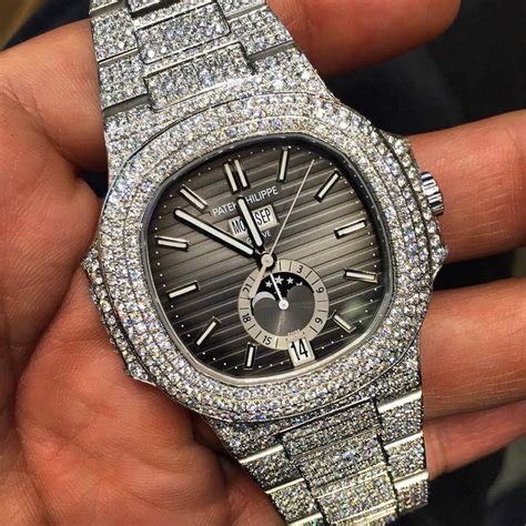 patek philippe ladies nautilus|patek philippe nautilus iced out.